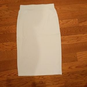 Jersey pencil skirt